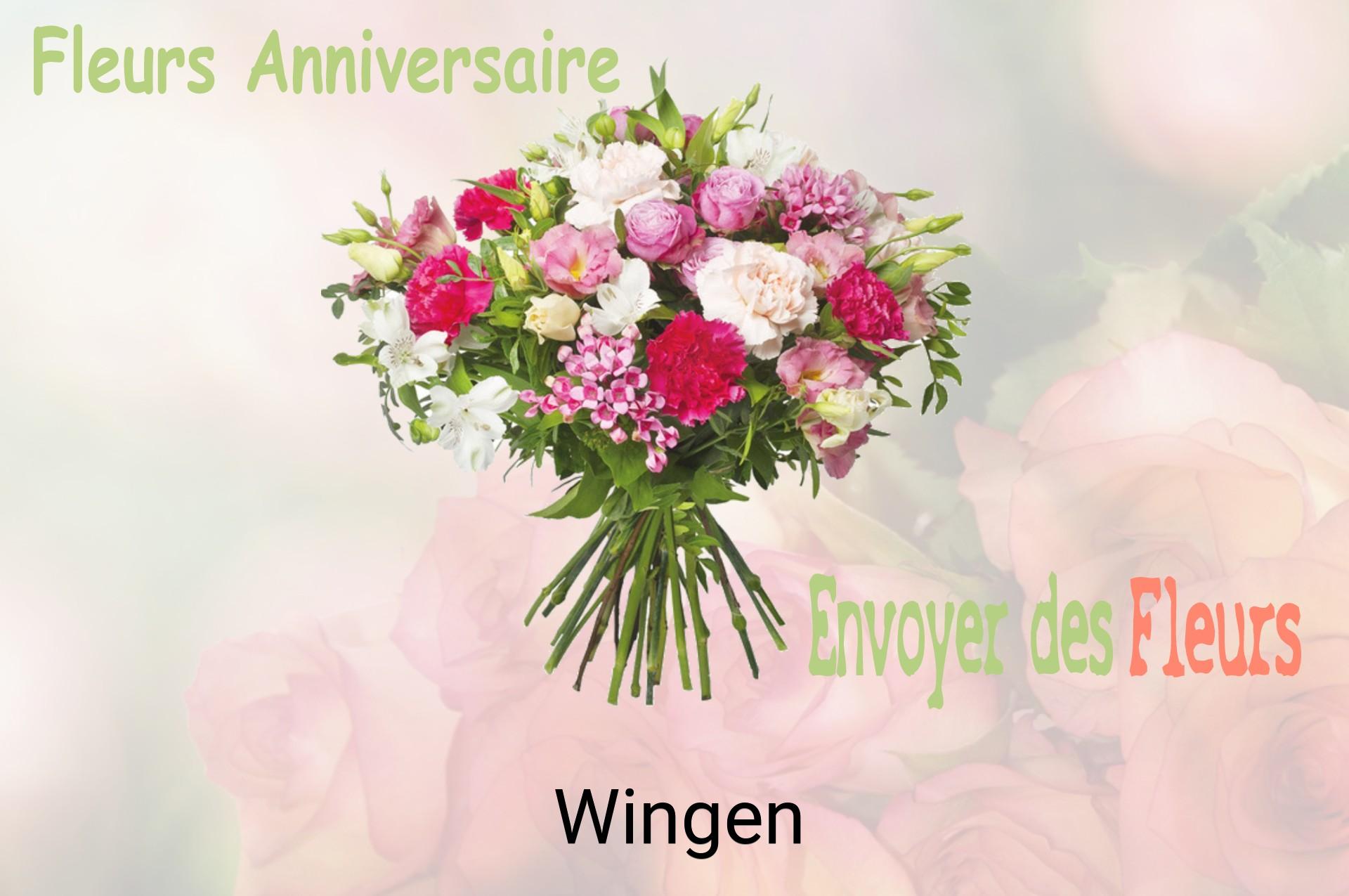 Bouquet de fleurs d’anniversaire livré à Wingen